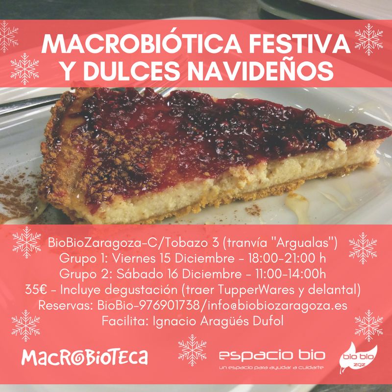 dulces navidad macrobiotica macrobioteca zaragoza