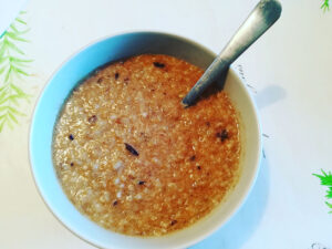 Porridge sin gluten de amaranto y sarraceno macrobioteca macrobiotica zaragoza
