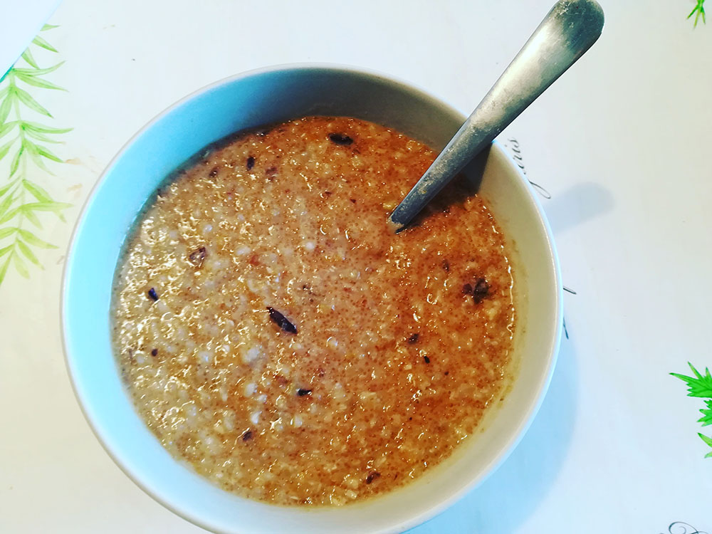 Porridge sin gluten de amaranto y sarraceno macrobioteca macrobiotica zaragoza